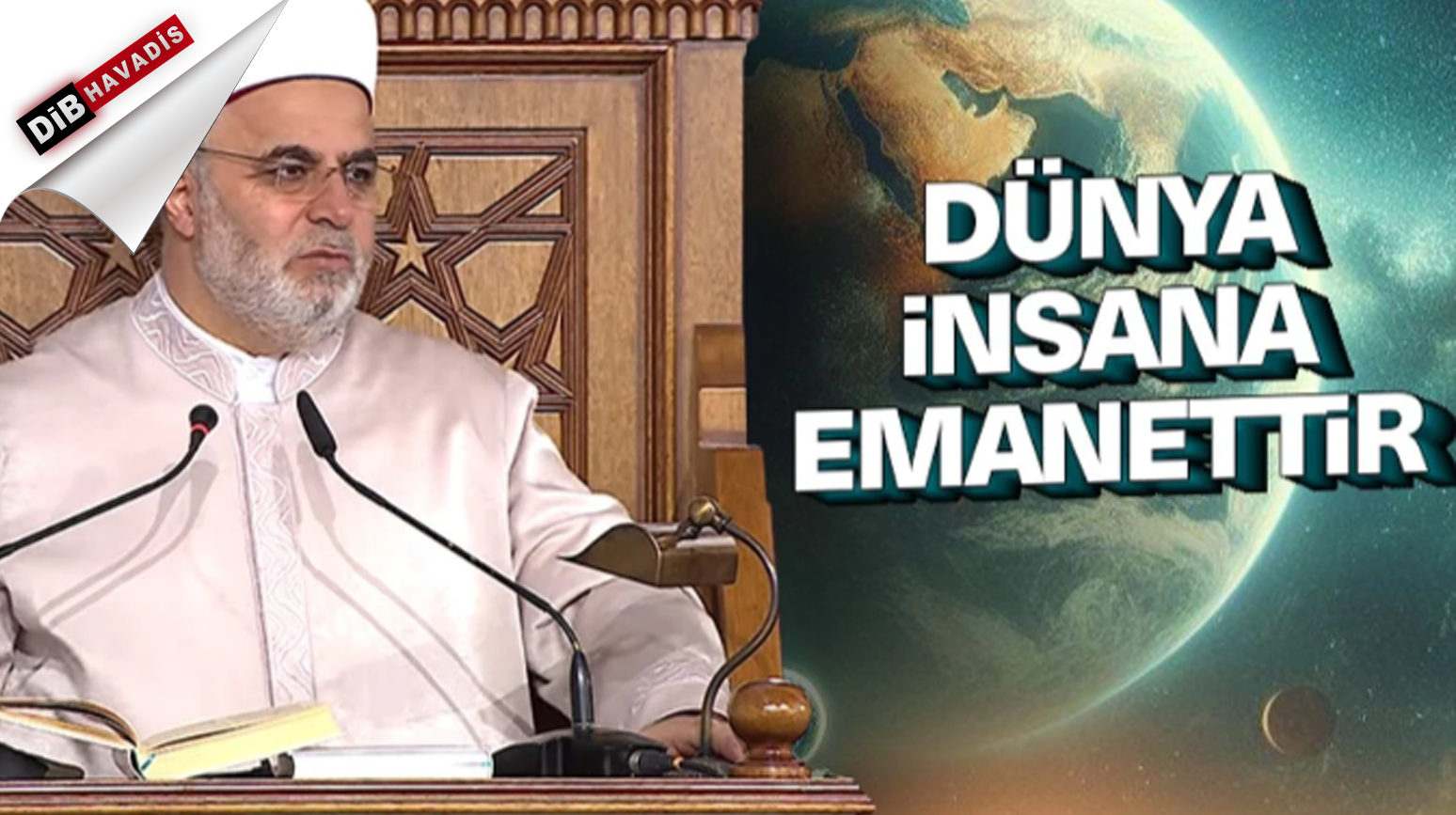 Doç. Dr. İşliyen: Dünya, insana emanettir