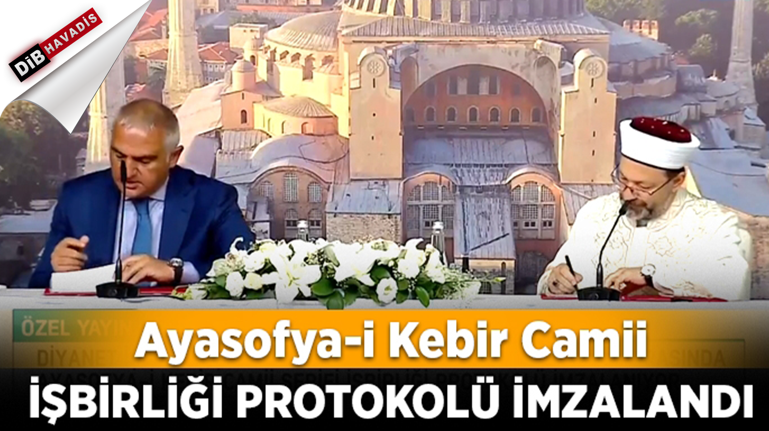 AYASOFYA-İ KEBİR CAMİİ İŞBİRLİĞİ PROTOKOLÜ İMZALANDI